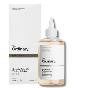 The Ordinary Glycolic Acid 7% Exfoliating Toner 240ml - Brightening & Smoothing Daily Toner