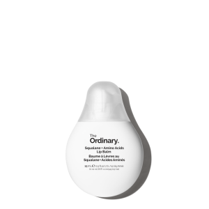 The Ordinary Squalane + Amino Acids Lip Balm 15mL - Hydrating Multi-Use Balm for Lips & Cuticles