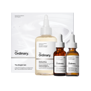 The Ordinary The Bright Set - 3-Piece Exfoliating & Brightening Regimen for Even Skin Tone & Radiance
